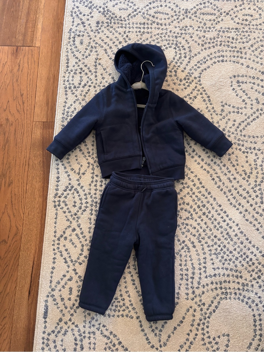 GAP Navy Blue Kids Hoodie & Joggers Set